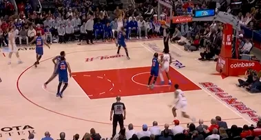 mk体育-申京送出第10记助攻，谢泼德底角三分命中砍下20分